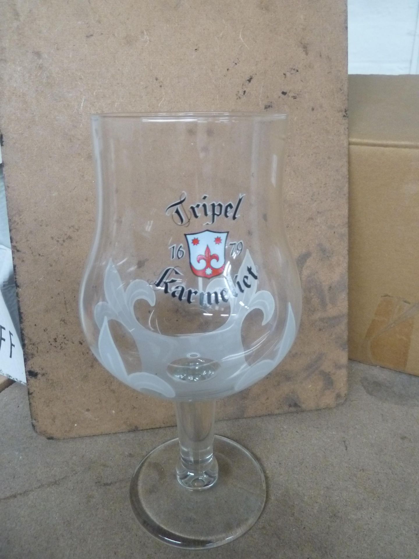 * 6 x Tripel Karmeliet glasses