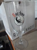 * 6 x Bacchus 1/2 pint tall goblets