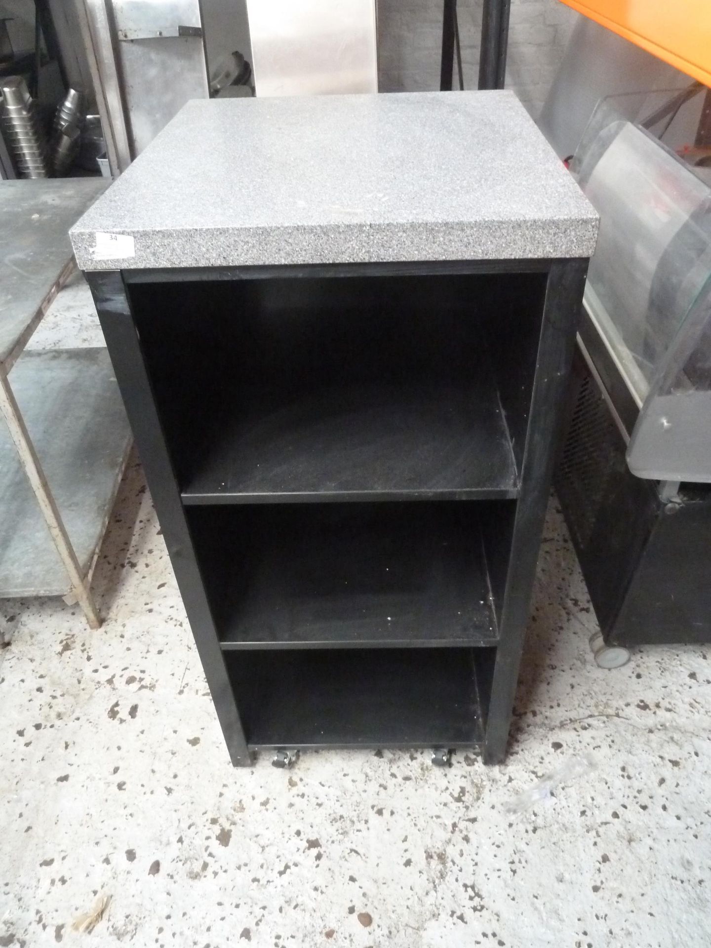 * 3 shelf unit on castors. 540w x 600d x 1100h - Image 2 of 3