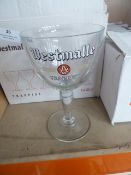 * 4 x 33cl Westmalle glasses