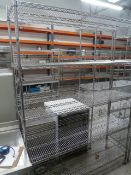 * 5 tier wire racking. 1510w x 460d x 2230h