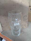 * 9 x Greene Kings IPA pint glasses