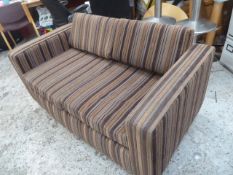 * striped sofa. 1500w x 820d x 700h