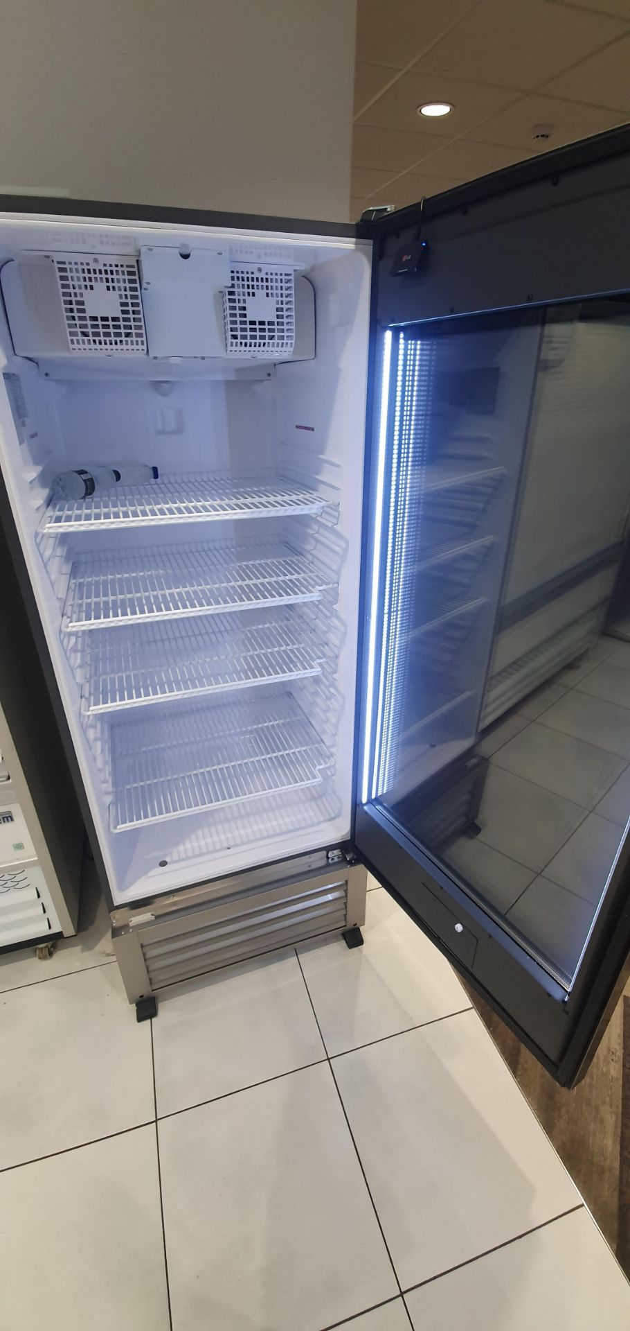 * Brand new - cancelled order - digital video advertising LG fridge - model no - 49WEC. RRP £4800. - Image 5 of 9