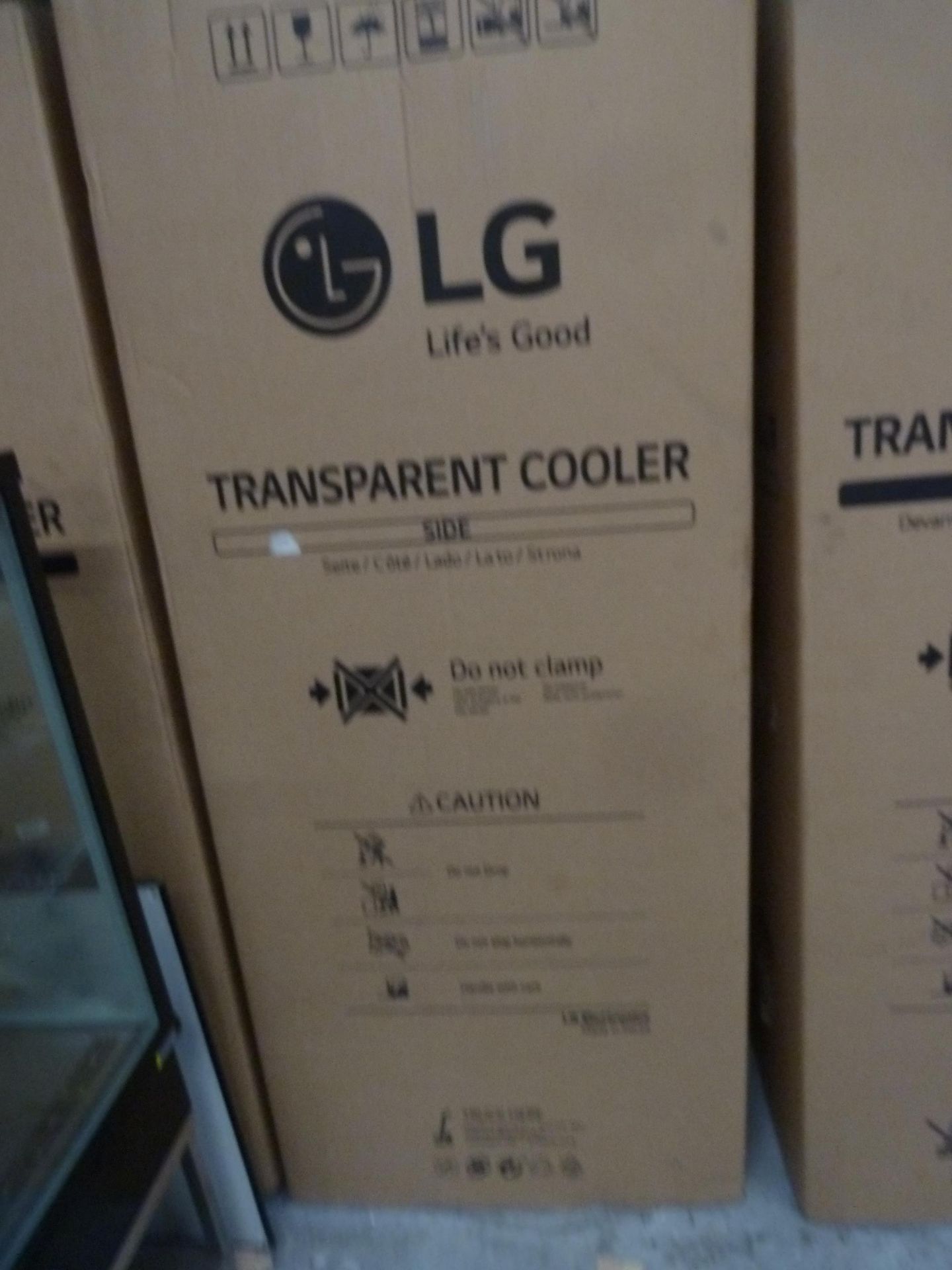 * Brand new - cancelled order - digital video advertising LG fridge - model no - 49WEC. RRP £4800. - Image 9 of 9
