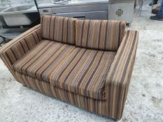 * striped sofa. 1500w x 820d x 700h