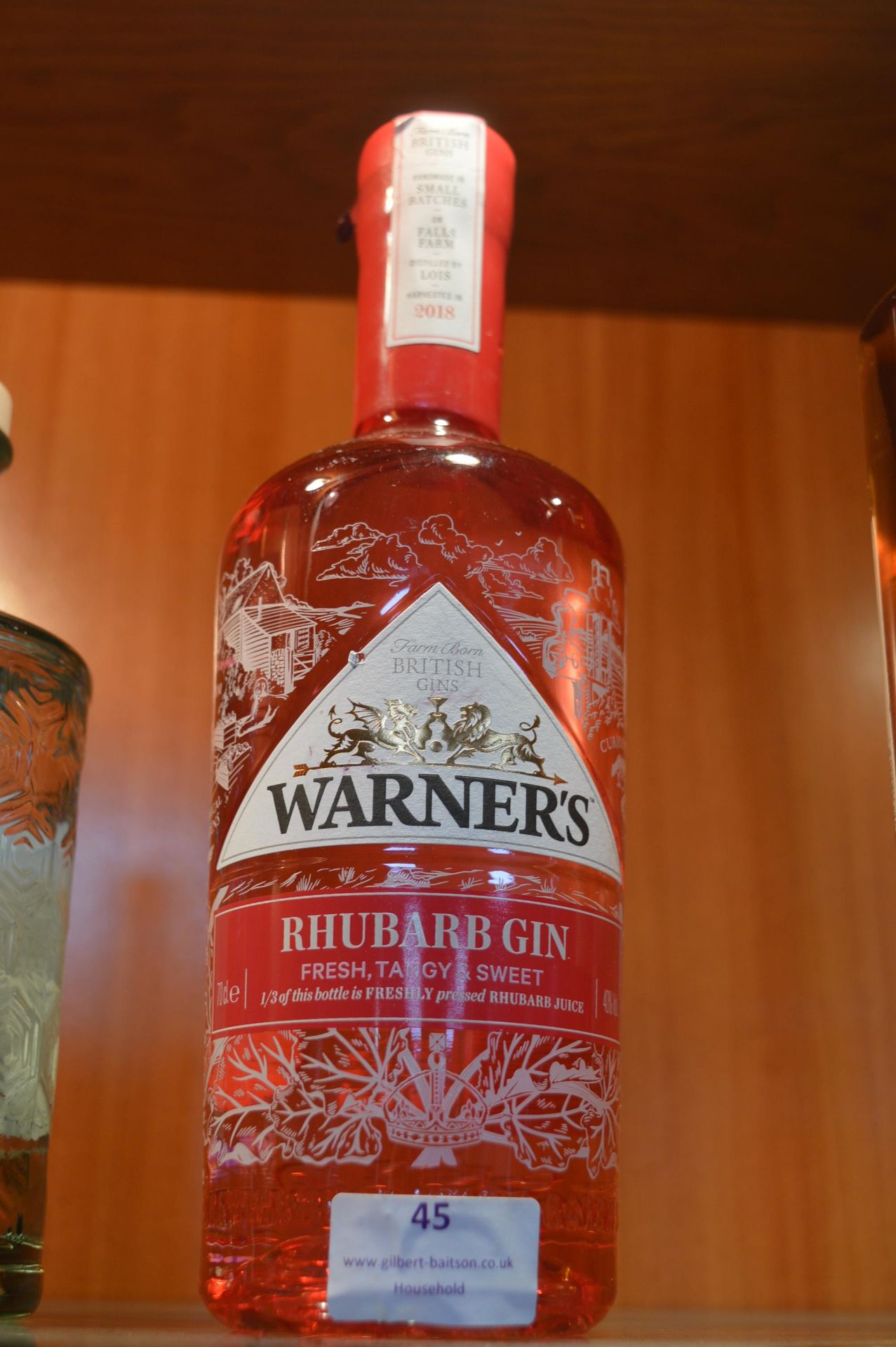 Warner's Rhubarb Gin 70cl