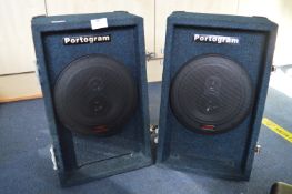 Pair of Schumacher Portogram Speakers