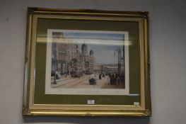 Signed Framed Print by Adrian Thompson of Hull cir