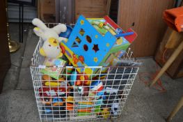 Assorted Children's Toys (basket not included)