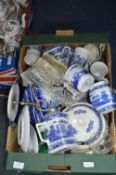 Blue & White China Including Ringtons, etc.