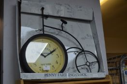 Pennyfarthing Clock