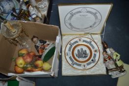Decorative Pottery Including Boxed Wedgwood York M