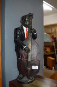 Ethnic Figure - Jazz Bass Player