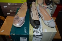 Three Pairs of Ladies Shoes Size: 3 (Part Worn)