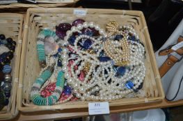 Costume Jewellery; Necklaces, Beads, etc.