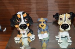 Two Little Paws Dog Figures and a Perfect Pets Ruf