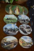 Wedgwood Oval Railway Wall Plates plus Pastimes Pl