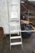 Folding Five Tread Aluminium Step Ladder