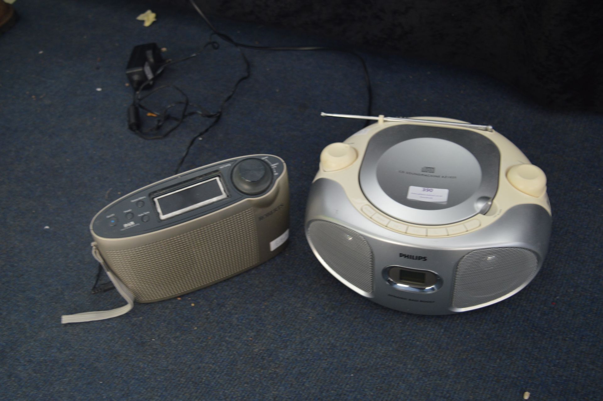 Philips CD Sound Machine and a Robert DAB Radio