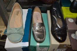 Three Pairs of Ladies Shoes Size: 3 (Part Worn)