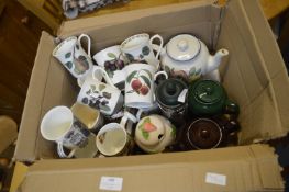 Pottery Mug, Teapots, etc.