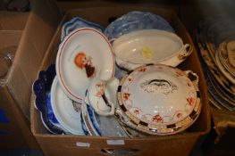 Victorian Pottery; Tureens, Plates, etc.