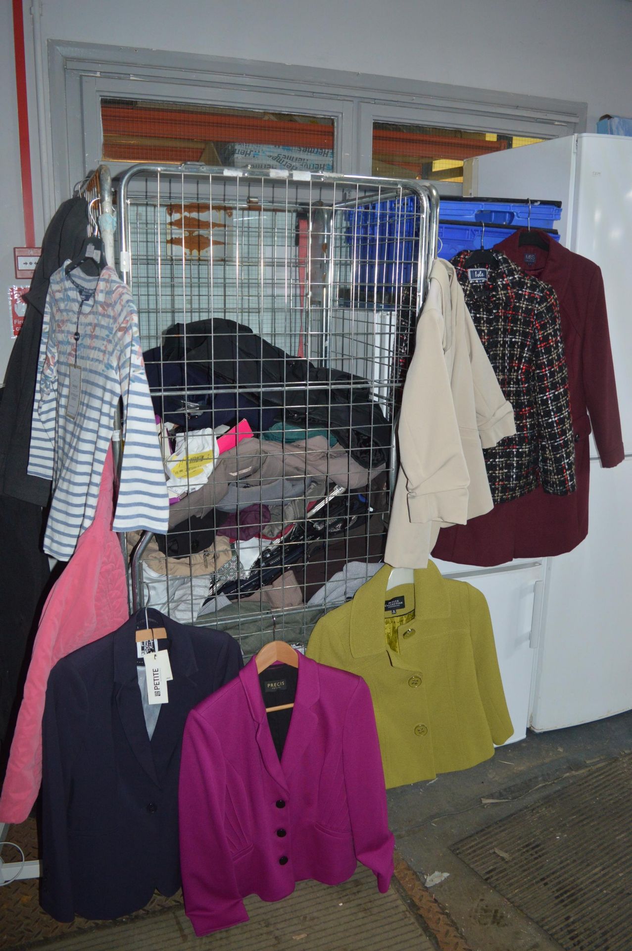 Cage of Ladies Clothing; Some New, Mainly Sizes: 8