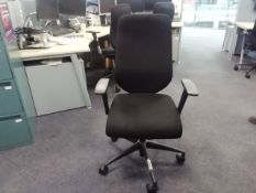 *5 Boss Black Office Chairs