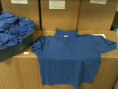 * 12 x new blue polo shirts