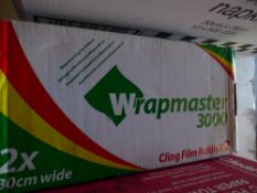 *2 x wrapmaster 3000 cling film refills