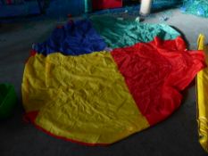 *multi coloured play parachute