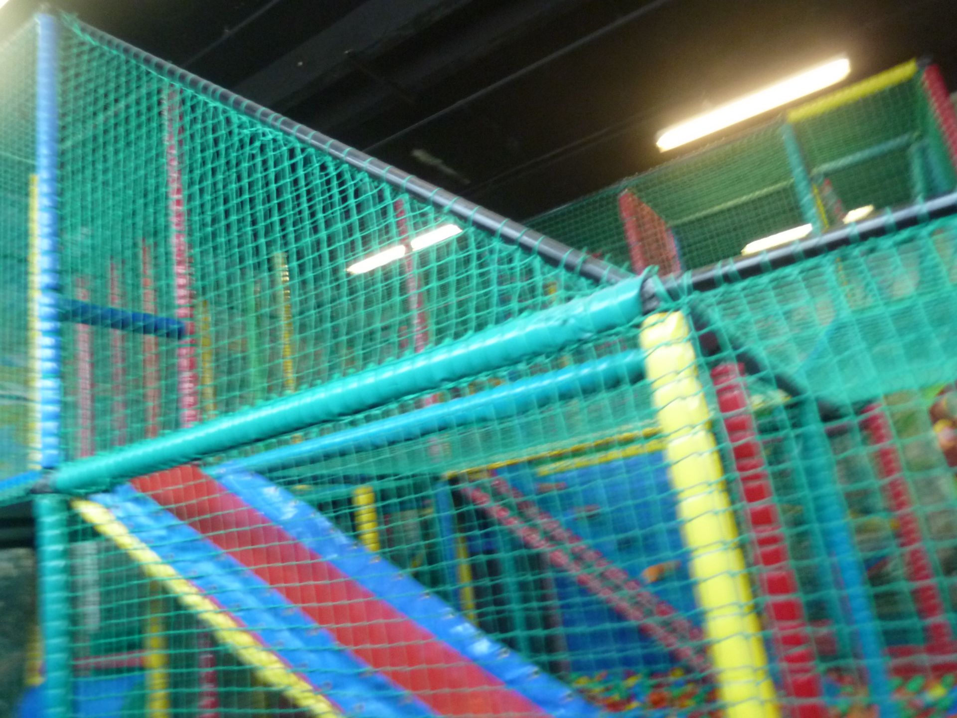 *Large soft play construction - 7.8m w x 5.8m d x 4.2m h. Constructed over two levels - Image 7 of 34