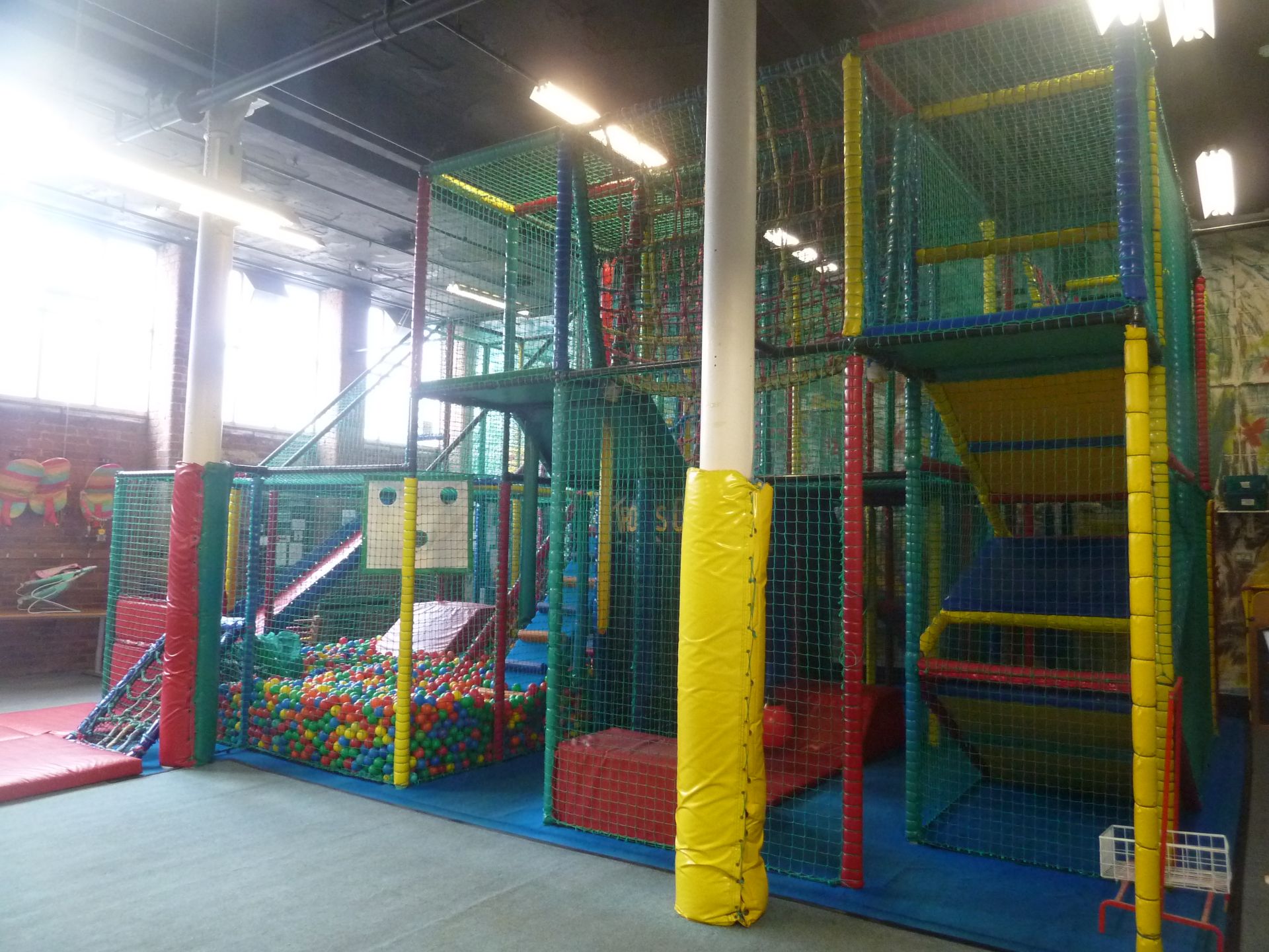 *Large soft play construction - 7.8m w x 5.8m d x 4.2m h. Constructed over two levels - Image 30 of 34