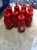 *refillable squeezy sauce bottles x 9