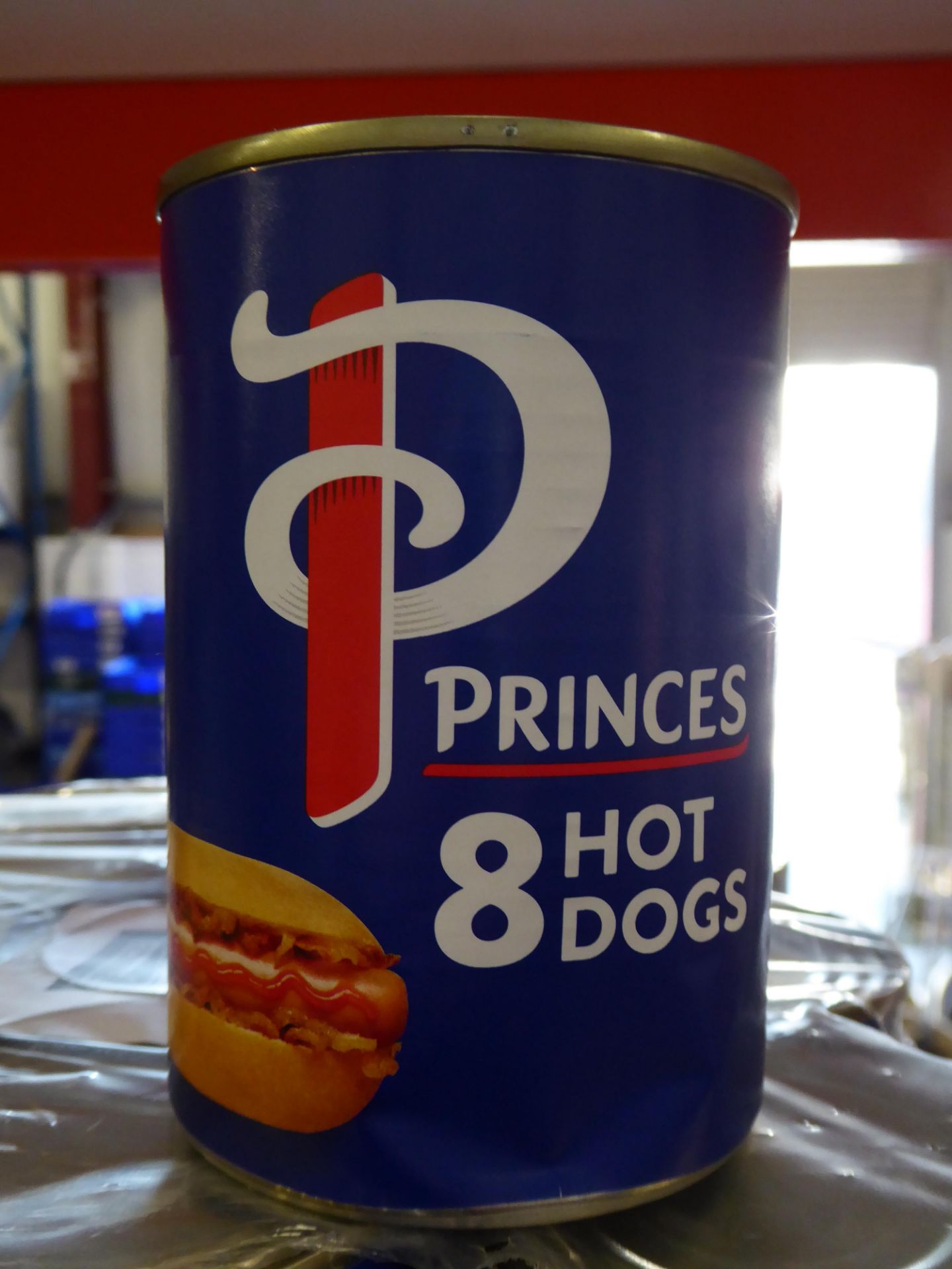*45 x 400g Princes hot dogs