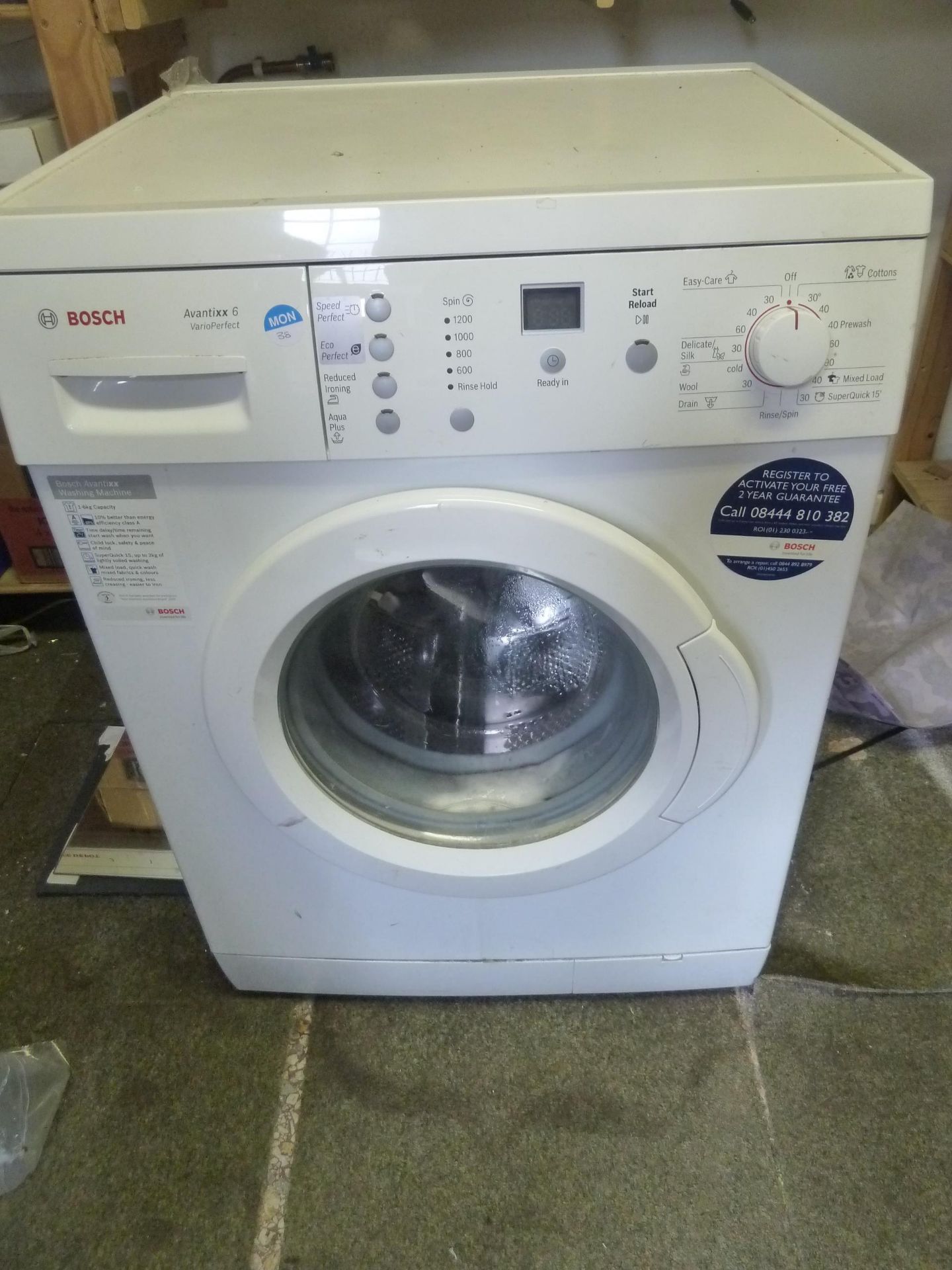 *Bosch Avantixx6 Vario Perfect washing machine