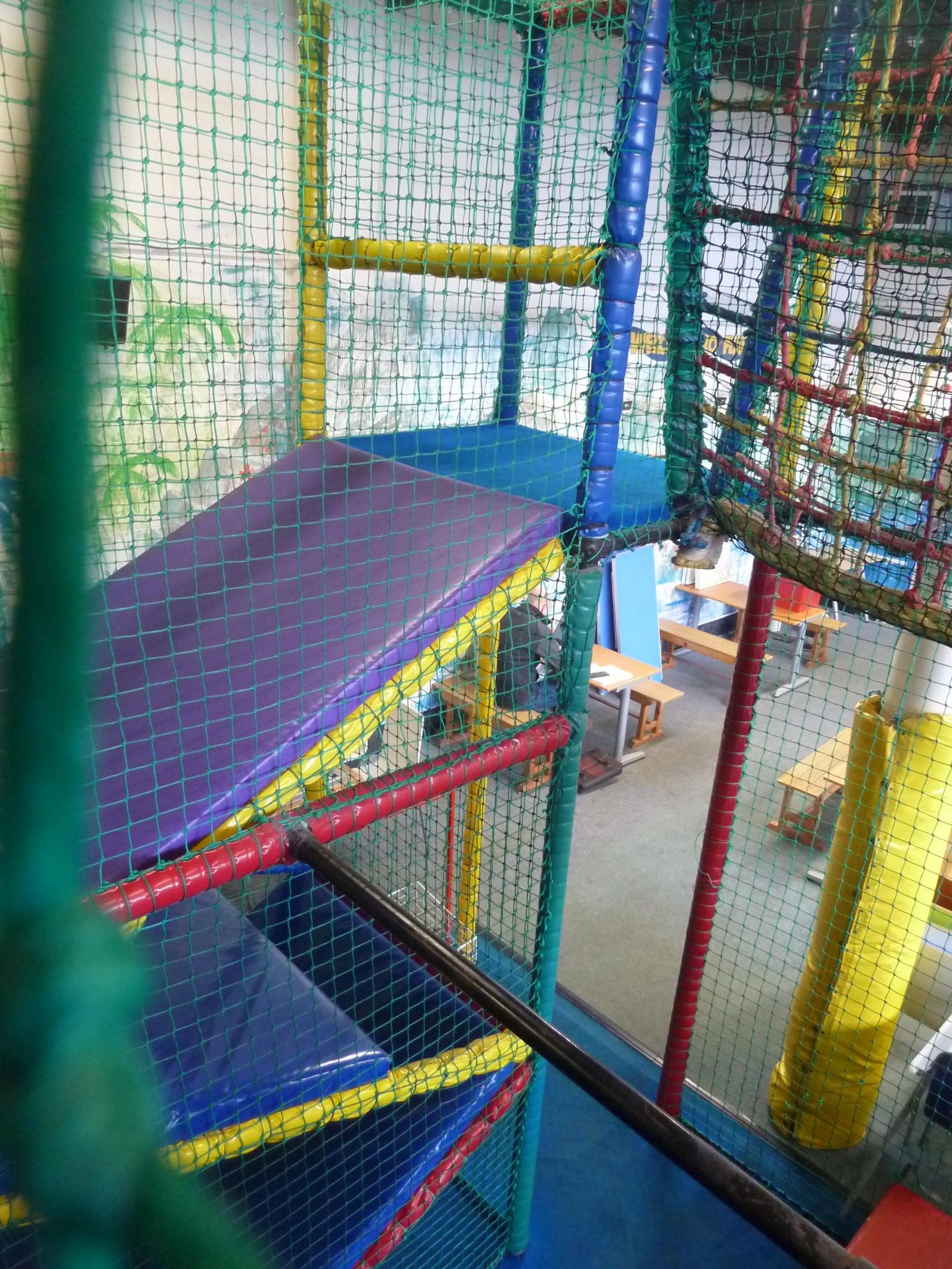 *Large soft play construction - 7.8m w x 5.8m d x 4.2m h. Constructed over two levels - Image 25 of 34