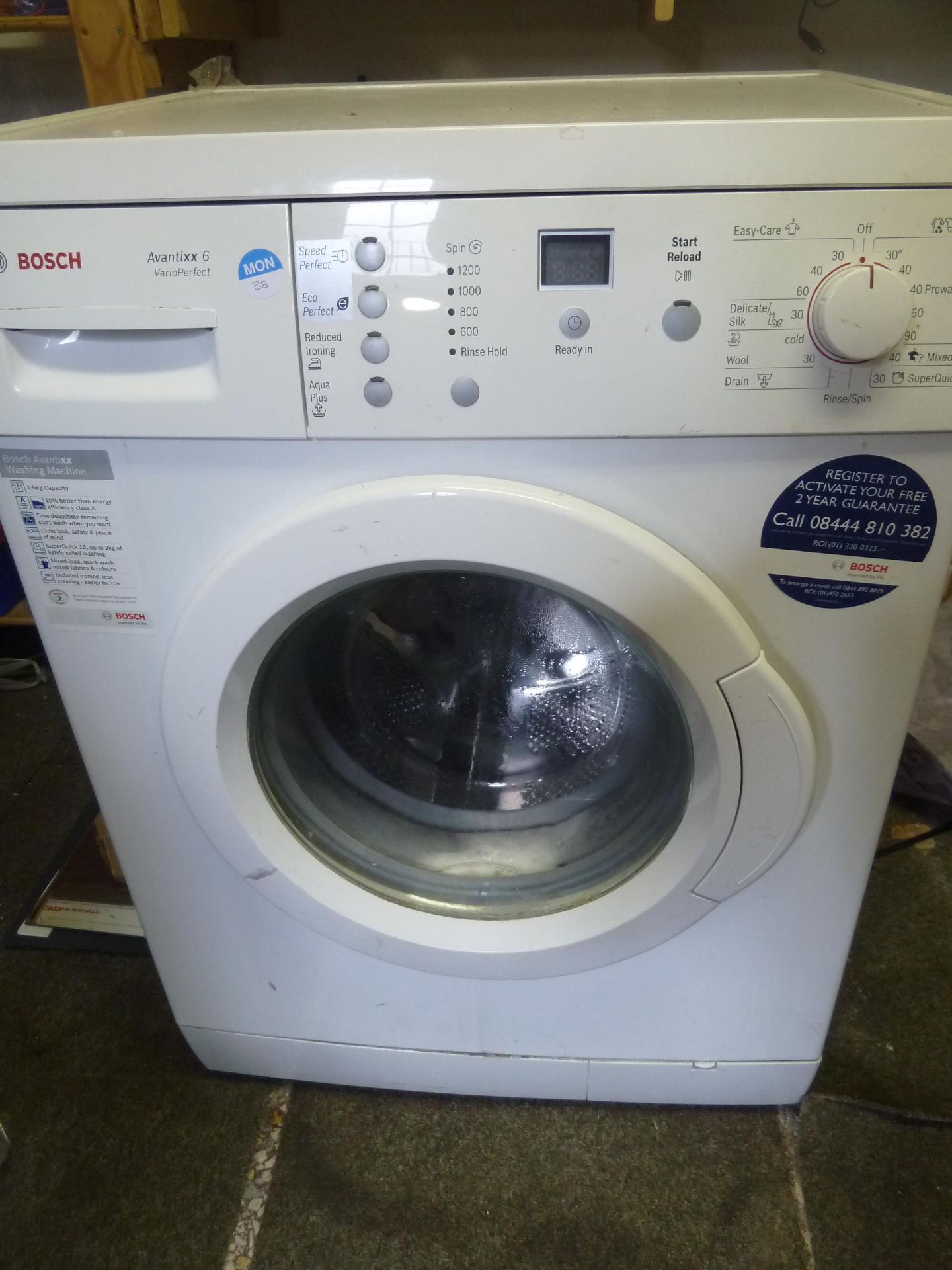 *Bosch Avantixx6 Vario Perfect washing machine - Image 5 of 6