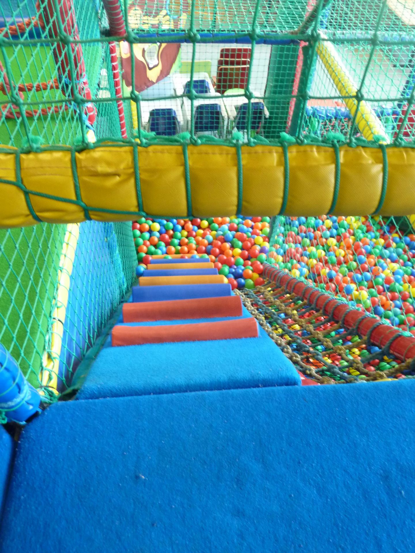 *Large soft play construction - 7.8m w x 5.8m d x 4.2m h. Constructed over two levels - Image 19 of 34