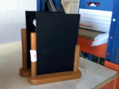 * 2 x small table top chalk boards