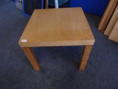 *small wooden table. 550w x 550d x 450h
