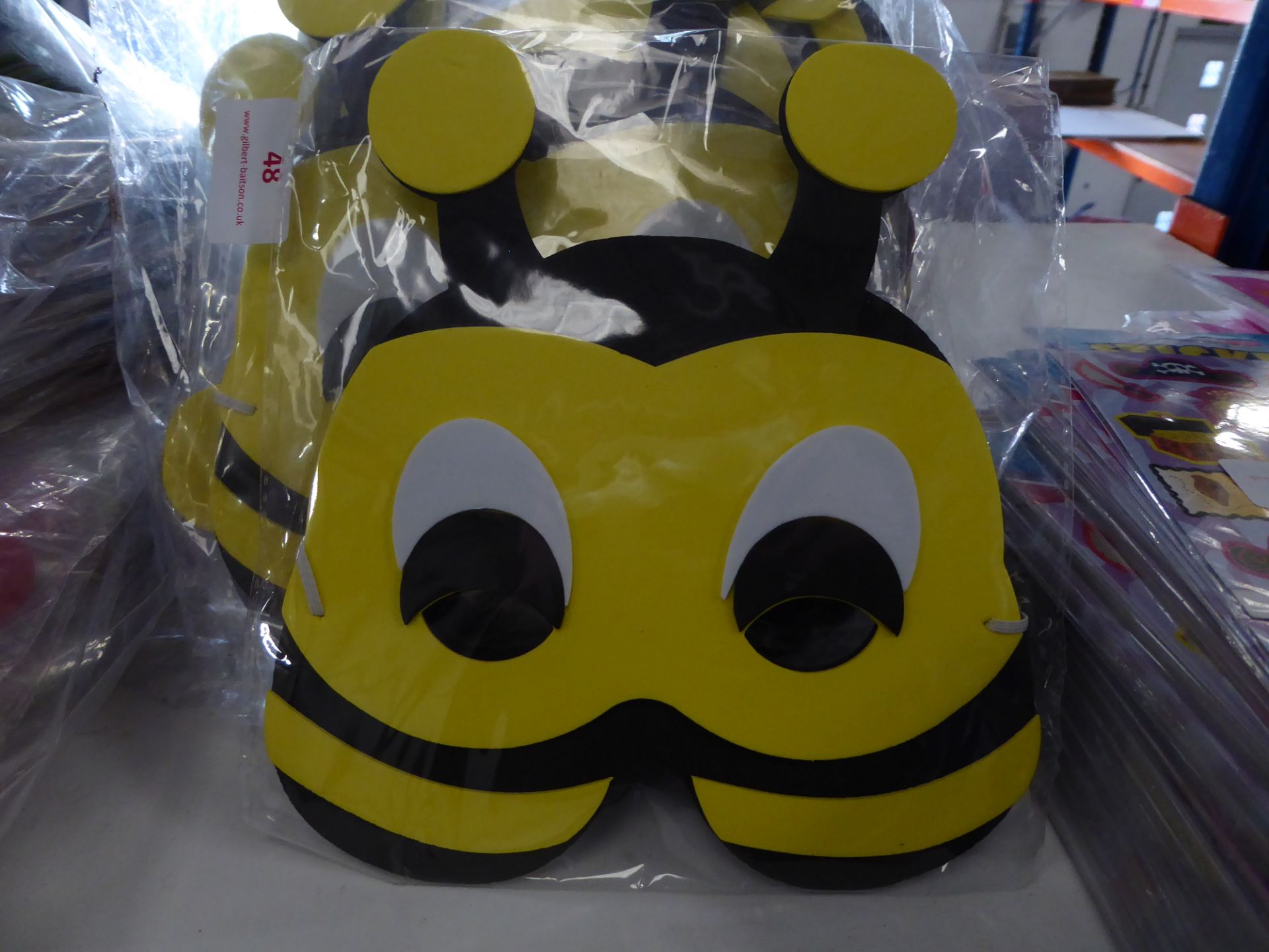 *foam kids character masks - bee's/butterfly/ladybirds - Image 2 of 3