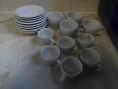 *espresso cups and saucers