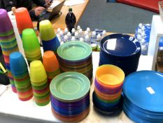 *plastic crockery - plates/bowls/cups - 300+items