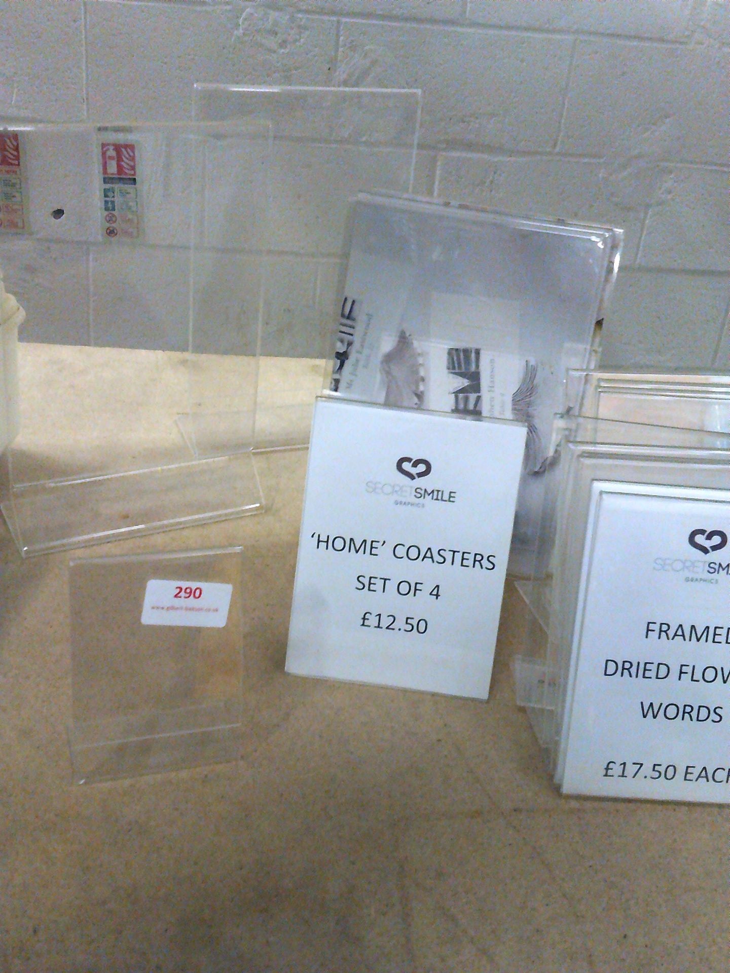* acrylic POS stands x 15 various sizes - Image 2 of 2