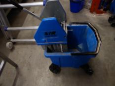 * mop with heavy duty wringer on castors