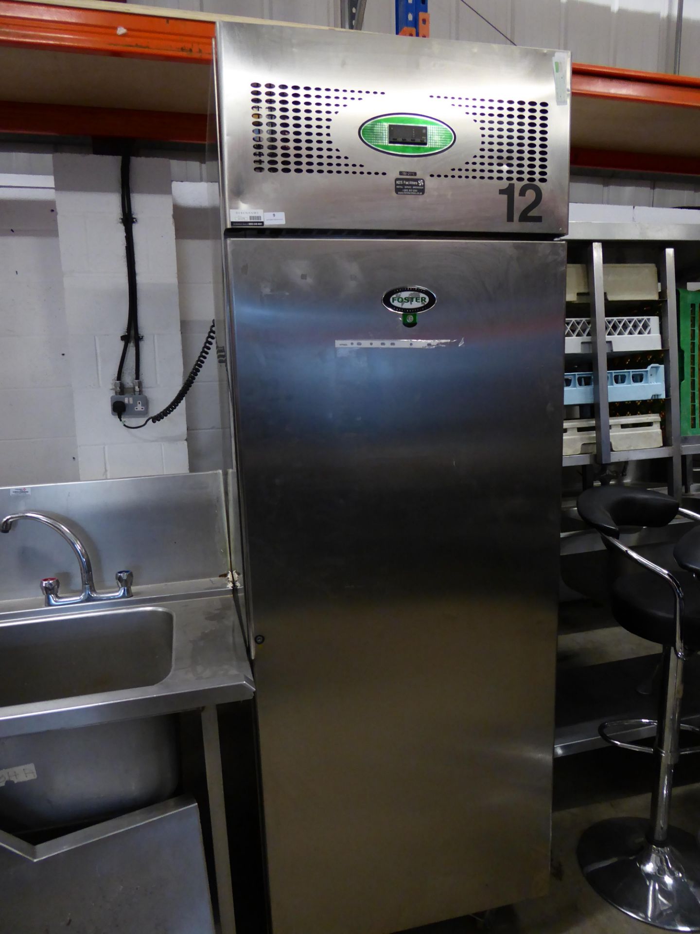 * Foster S/S upright freezer. 700w x 800d x 2060h