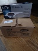 * 6 x new/boxed tea strainers