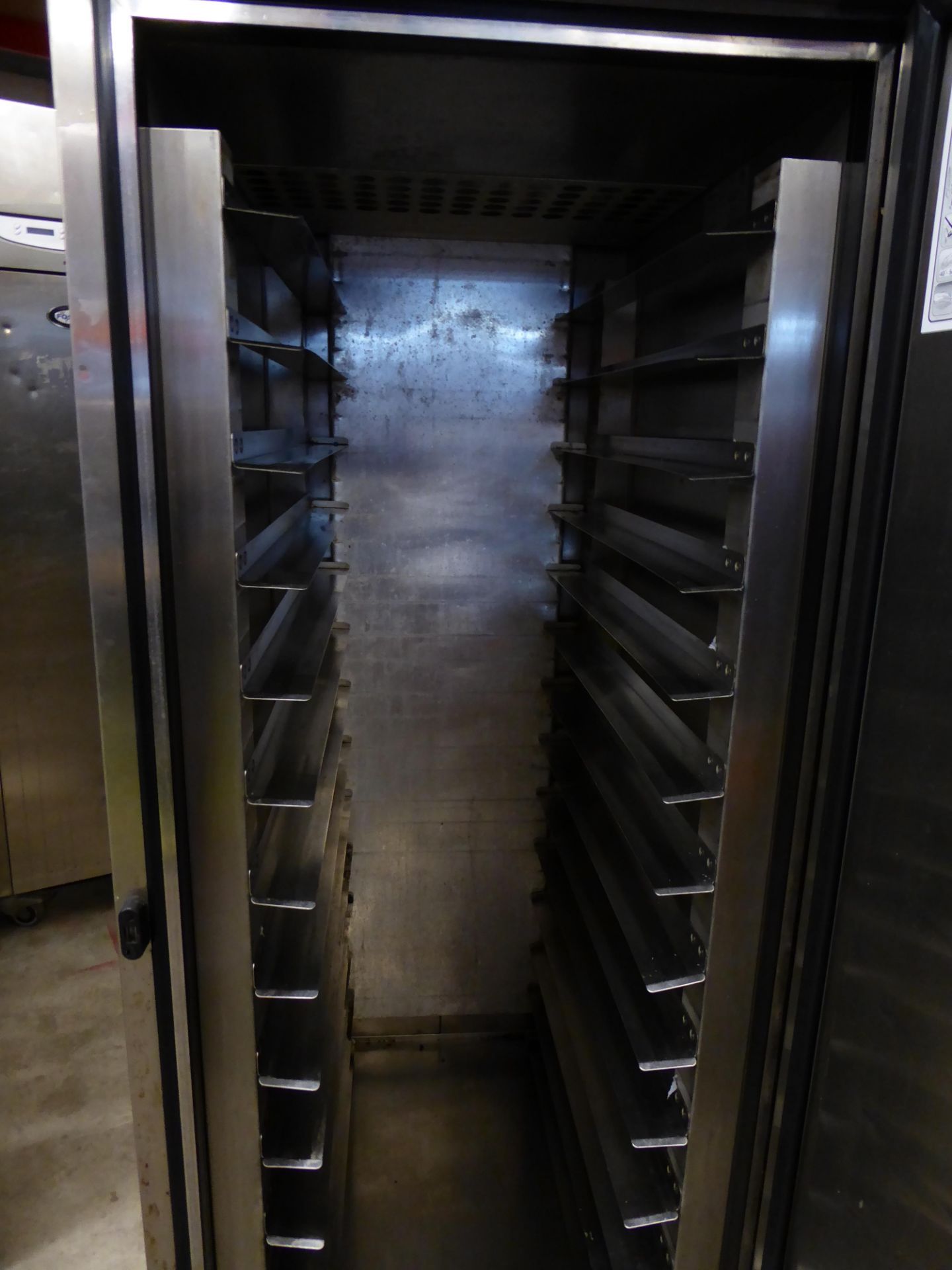 * Foster S/S upright fridge on castors. 680w x 900d x 2050h - Image 3 of 3